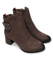 Botki damskie Nest B-3/A44 Brązowe