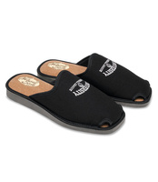 Kapcie męskie Natural Style NS-028 Czarno-Brązowe