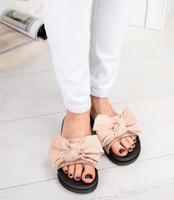 Klapki damskie Laura Mode SYT-04 Beżowe