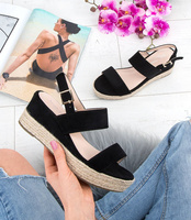 Sandałki damskie Sixth Sens TS-18 Czarne