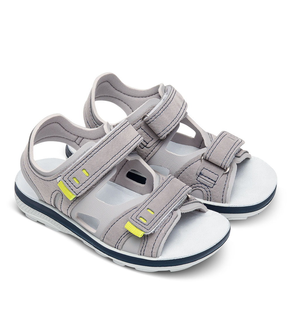 Sandałki dziecięce Befado 066X102 Szare