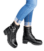 Botki damskie Abloom X9108 Czarne