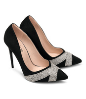 Czółenka damskie Mulanka B-84 Czarne