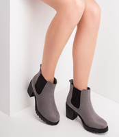 Botki damskie Sixth Sens C166-2  Szare