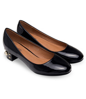 Czółenka damskie Abloom F204 Czarne