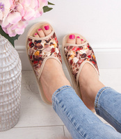 Kapcie damskie Natural Style NS-034 Brązowe