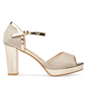 Sandałki damskie Laura Mode WXL002 Złote