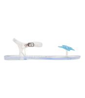 Sandałki damskie Ideal Shoes K-9185 Przezroczyste