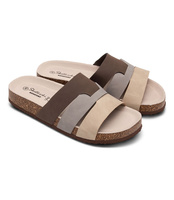 Klapki damskie Skotnicki KL-3-0508 Beige/Brown