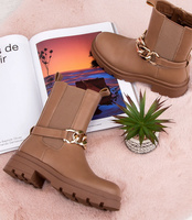 Botki damskie Sixth Sens JW137 Brązowe