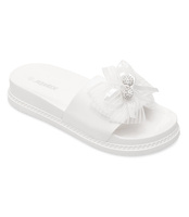 Klapki damskie Jomix D7639 Białe