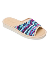 Kapcie damskie Natural Style NS-056 Niebieskie