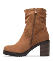 Botki damskie Bestelle RQ232 Brązowe