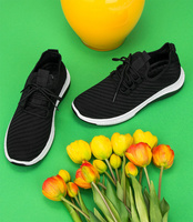 Buty sportowe damskie N/M BOK10 Czarne