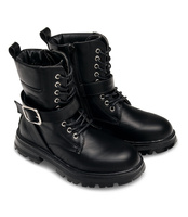 Botki dziewczęce Rock & Joy 7506-3B Czarne + S