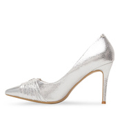 Czółenka damskie Danic K590 Srebrne