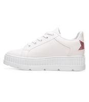 Buty sportowe damskie N/M BM1907 Biało - Różowe