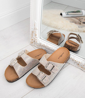 Klapki damskie Marquiiz L-1033 Beżowe