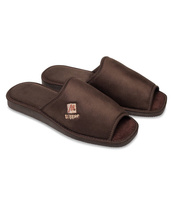 Kapcie męskie Natural Style NS-024 Brązowe