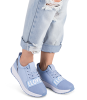 Buty sport damskie IdealShoes X-9703 Niebieskie