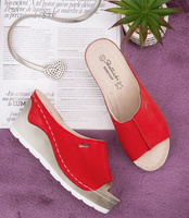 Klapki damskie Skotnicki KL-3-0510 Czerwone