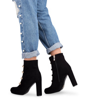 Botki damskie Bello Star B8817 Czarne