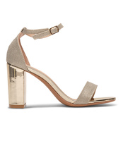 Sandałki damskie Laura Mode QL-139 Złote