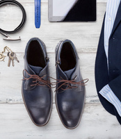 Trzewiki męskie Iguana Lider 084A-696 Granatowe