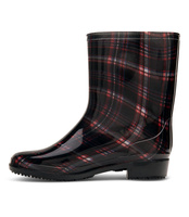 Kalosze damskie Lano ANX-01 Black/Red