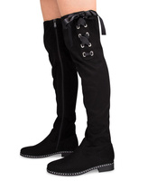 Kozaki damskie Foreverfolie H308 Czarne