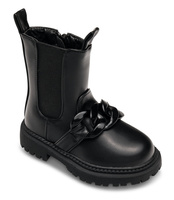 Botki dziewczęce Rock & Joy 7353-2A Czarne + B