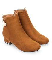 Botki damskie Abloom F820 Brązowe