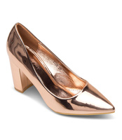 Czółenka damskie Style Shoes 6762 Szampańskie