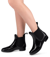 Kalosze damskie Ideal Shoes T-8448 Czarne