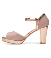 Sandałki damskie Laura Mode WXL002 Szampańskie