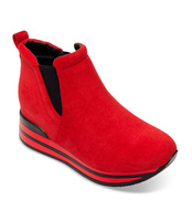 Botki damskie Sixth Sens JW62 Czerwone