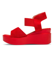 Sandałki damskie Shoesita BE-9011 Czerwone