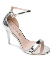 Sandałki damskie Laura Mode ZOY-003 Srebrne