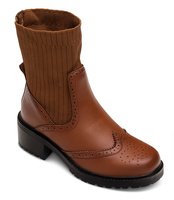 Botki damskie Skotnicki B-3-1350 Brązowe