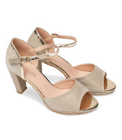 Sandałki damskie Laura Mode WXL001 Złote