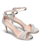 Sandałki damskie Style Shoes 6921 Srebrne