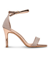 Sandałki damskie Style Shoes 6921 Szampańskie