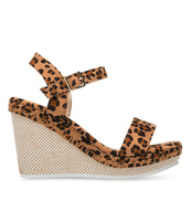 Sandałki damskie Ideal Shoes U-6292 Panterka