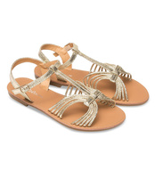 Sandałki damskie Abloom SY793 Złote