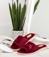 Kapcie damskie Natural Style NS-037 Czerwone