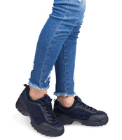 Buty sportowe damskie N/M 2018-37 Granatowe