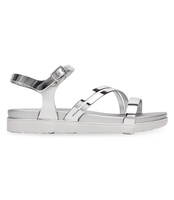 Sandałki damskie Sixth Sens H65 Srebrne