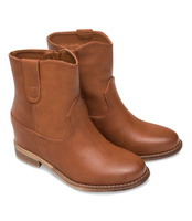 Botki damskie Super Mode 8003 Brązowe