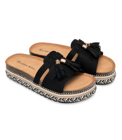 Klapki damskie Laura Mode F-05 Czarne