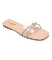 Klapki damskie Laura Mode QL-235 Beżowe